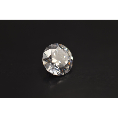 41 - A 1ct Round Brilliant Cut Moissanite Diamond, With Certificate of Authenticity