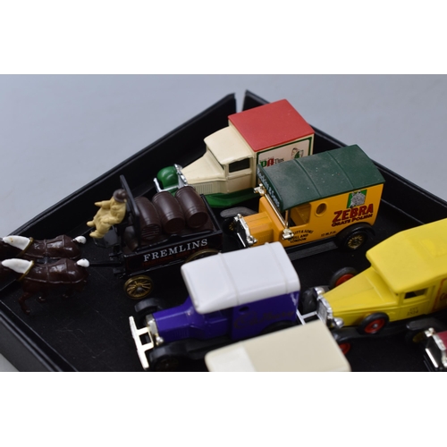 144 - Collection of Unboxed Die-Cast Vintage Vehicles Depicting Haulage, Nestle, Colemans Mustard, Widnes ... 