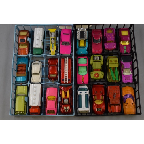 150 - Collection of 48 miniature die cast vehicles to include cars, custom cars, fire engines commerc... 