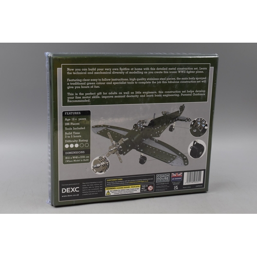 155 - Sealed Boxed Dexc Mechano Type Spitfire Model Set