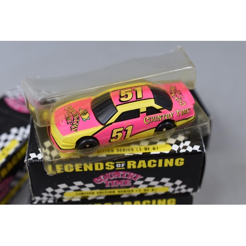 167 - four 1/64 Legends of Racing #51 Neil Bonnett Country Time, boxed and new (all four are the same car)... 