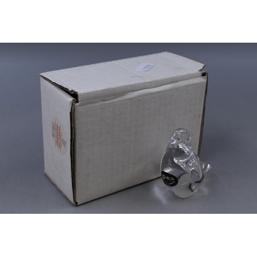 80 - A Boxed Vilca Crystal Bird Figure, Approx 3