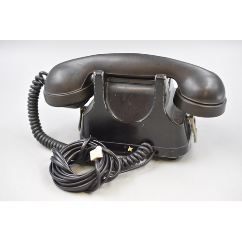 341 - Original Bakelite Bell Rotary Dial Telephone with Modern Lead