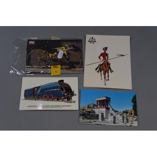 92 - A Selection of Collectable Postcards, Includes Cycle Sport, Olympic Airways, Trains, And Air India