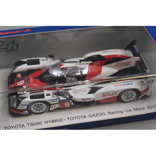 171 - Collectable Boxed Spark Model Le Mans 24 Hour Race 2017 Toyota TS050 Hybrid, Toyota Gazoo Racing,