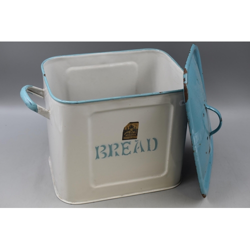 350 - Mid Century 1950s Enemelled Bread Bin