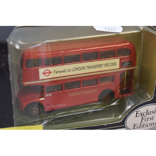 173 - Four Boxed Die Cast Models by Gilbow Exclusive First Editions. Includes North Western, London Transp... 