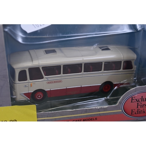 173 - Four Boxed Die Cast Models by Gilbow Exclusive First Editions. Includes North Western, London Transp... 