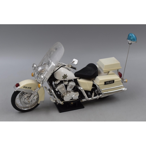 175 - Collectors Model U.S Police Honda Motor Cycle, approx 11