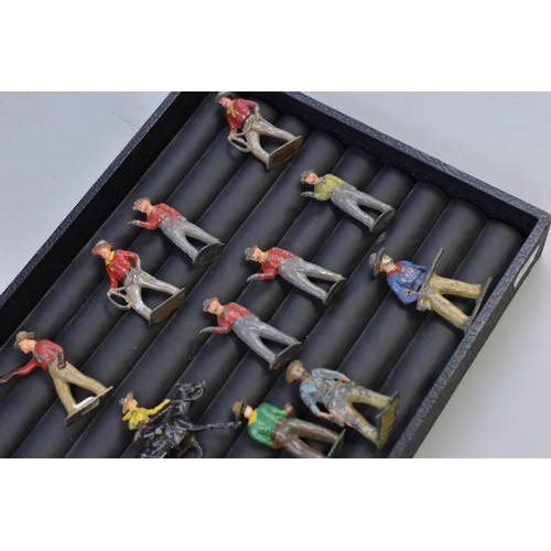 181 - Selection of Vintage Die-Cast Metal Cowboy Figures