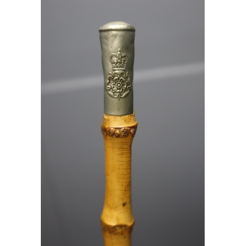 359 - Three Royal Lancashire Regiment Swagger Sticks