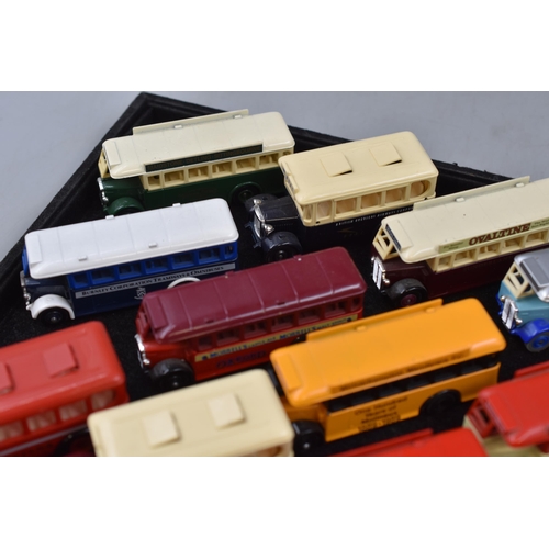 183 - Collection of 12 Unboxed Die-Cast Collectable 'Lledo and Days Gone By' Single Deck Buses, To Include... 