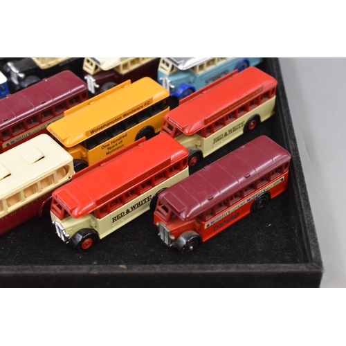 183 - Collection of 12 Unboxed Die-Cast Collectable 'Lledo and Days Gone By' Single Deck Buses, To Include... 