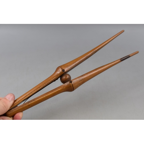 362 - Antique Wooden Glove Stretchers