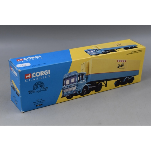 185 - Boxed Corgi Classics Limited Edition Walls Ice Cream Lorry