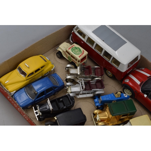 188 - Large Collection of Pre-Owned Die-Cast Model Vehicles, 2001 Mini Cooper, 1962 Volkswagon Microbus, 1... 