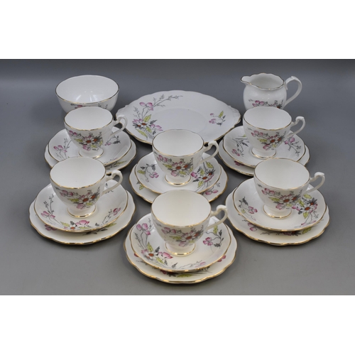 385 - A Twenty-One Piece Rosalyn China 'Ely' Tea Set