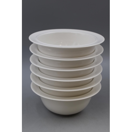 386 - Set of Six Alessi Stoneware Bowls (7