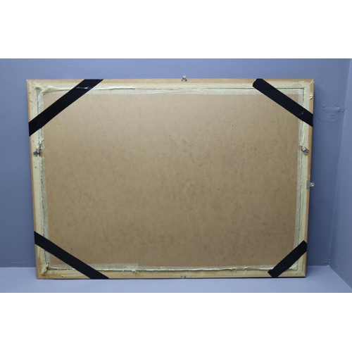 392 - A Large Wooden Glazed Picture Frame, Sized For A0 Picture. 128cm x 92cm