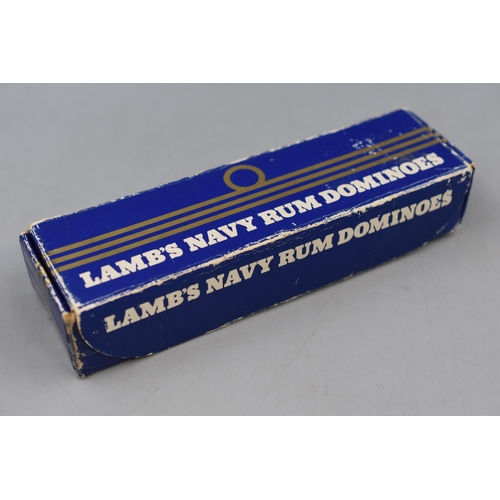 197 - Lambs Navy Rum Dominoes (Double Six) in Original Box