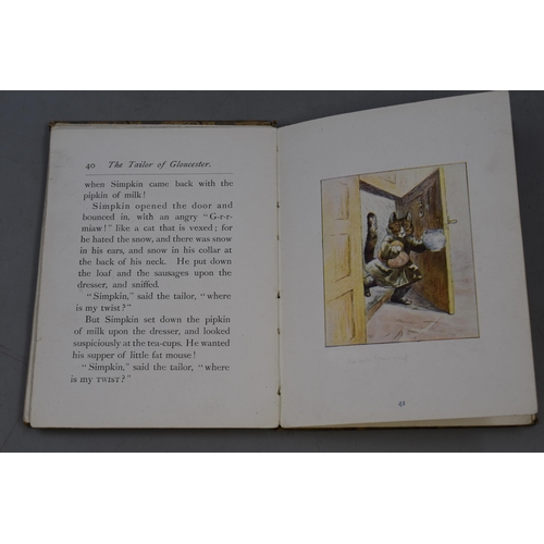 202 - A Beatrix Potter The Tailor of Gloucester First Edition, Deluxe Binding. Published By Frank Warne &a... 