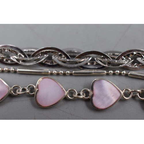 218 - Selection of Three Silver 925 Bracelets