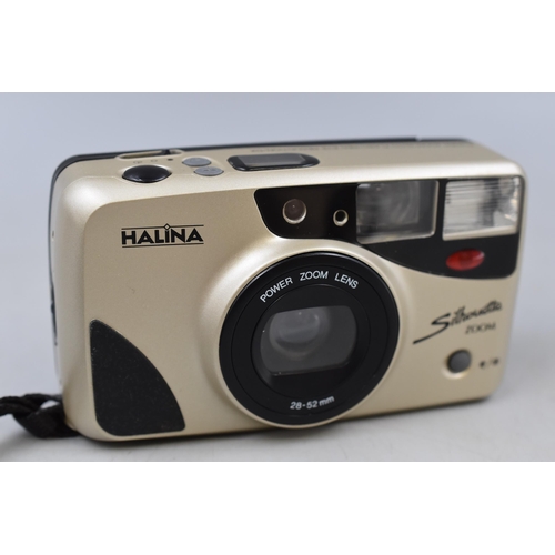 430 - Three Vintage pocket Camera's to include Boxed Halina, Le Clic 108, and a Halina Silhouette Zoom in ... 