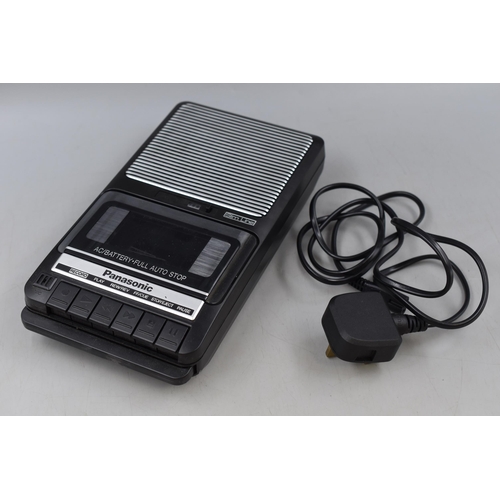 437 - Working Retro Panasonic RQ-2102 Slimline Portable Cassette Recorder with Power Lead in Original Box ... 