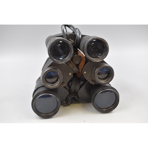 231 - Three Sets of Vintage Binoculars including Chinon (10x40), Mark Scheffel (20 x 50) and Barr and Stro... 