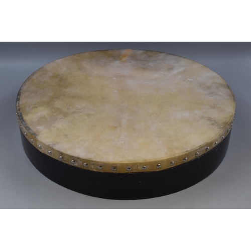 445 - Hand Made Irish Goat Skin Covered Bodhran Drum 18