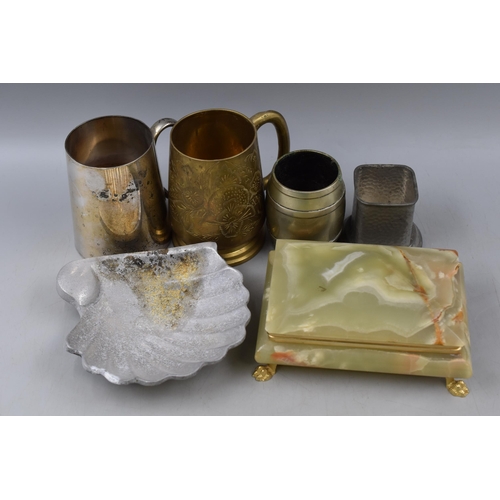 246 - Selection of Items including Metal Tankards and More