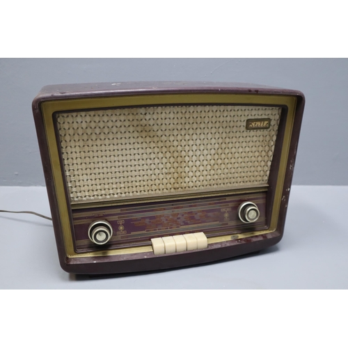 454 - Antique Working Stella Valve Radio 18