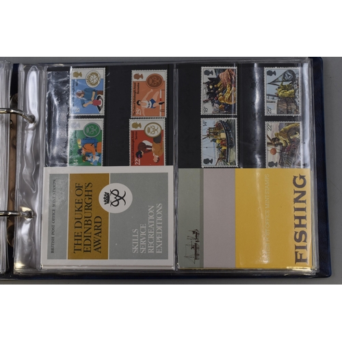 468 - Folder Containing a Selection of First Day Covers Stamp Collections. Includes London Landmarks, Fish... 