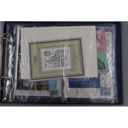 468 - Folder Containing a Selection of First Day Covers Stamp Collections. Includes London Landmarks, Fish... 