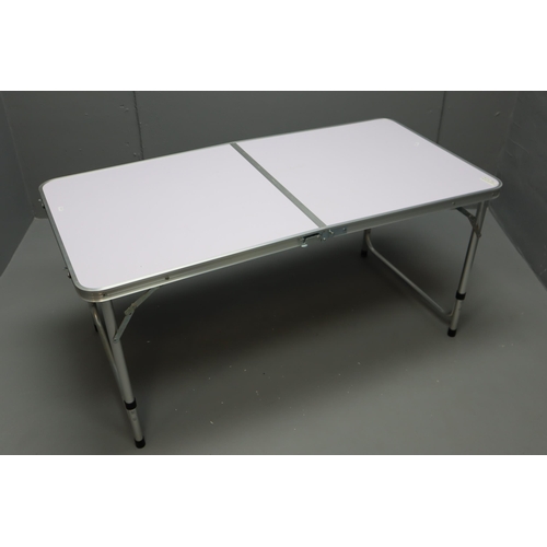 487 - Folding Camp / Stall Table Approx 4ft long