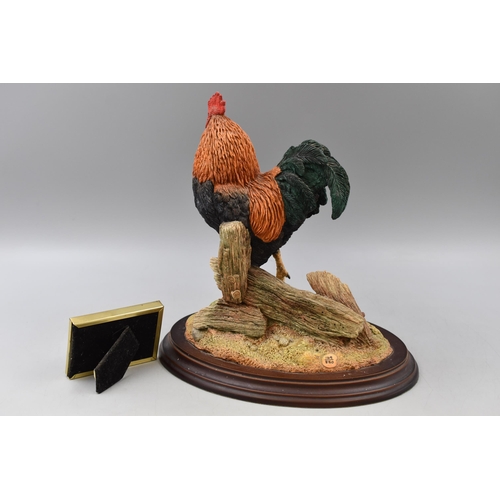 298 - A Country Artists Limited Edition 'Awake At Dawn' Cockerel Figure, With Certificate of Authenticity ... 