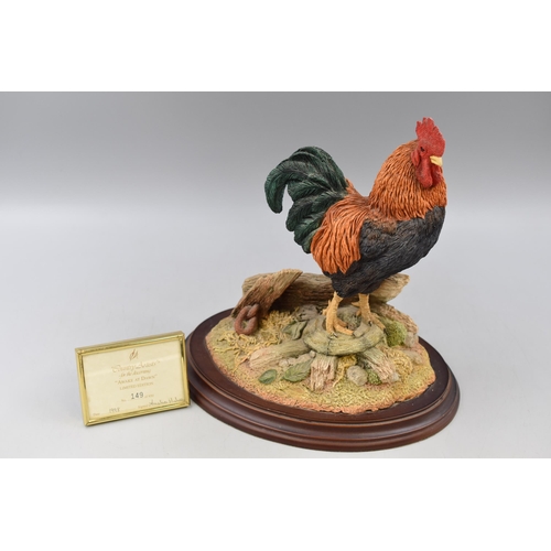 298 - A Country Artists Limited Edition 'Awake At Dawn' Cockerel Figure, With Certificate of Authenticity ... 