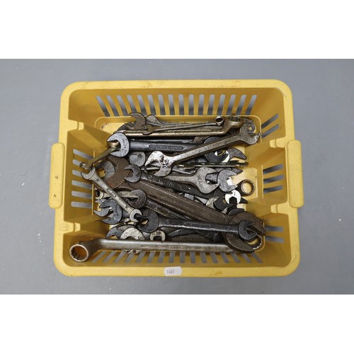 495 - Large selection of open ended spanners plus others