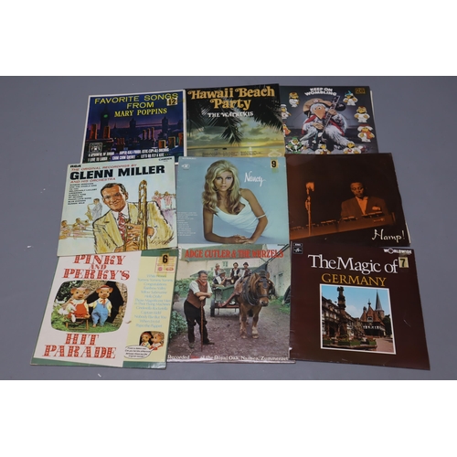 502 - Large Collection of Various Vintage House Clearance Vinyl LP's and Small number of 7