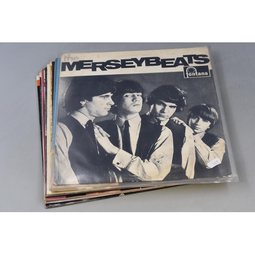 504 - Collection of Nine Pre-Owned I950-60's Vinyl LP's To Include 'The Merseybeats', 'Frank Sinatra'( Thi... 