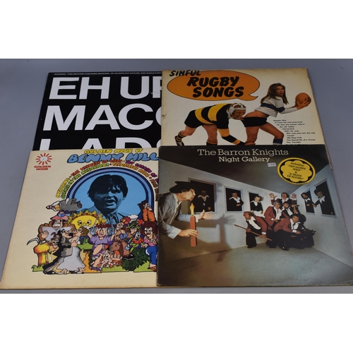 508 - Collection Of Eight Pre-Owned Comedy Vinyl LP's To Include, 'The Best of Tony Hancock', The Very Bes... 