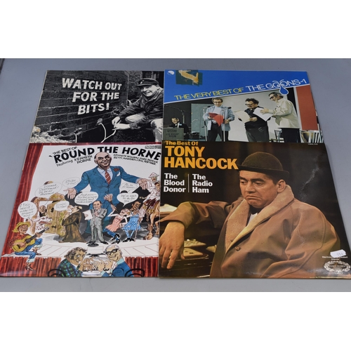 508 - Collection Of Eight Pre-Owned Comedy Vinyl LP's To Include, 'The Best of Tony Hancock', The Very Bes... 