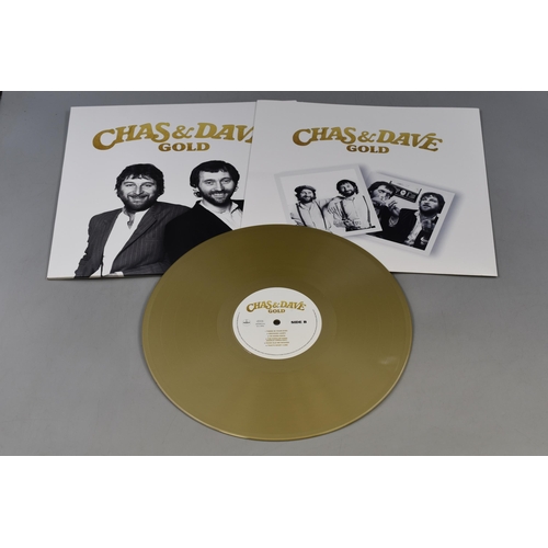 510 - Limited Edition Chas & Dave ' Gold' LP, on Gold Coloured Vinyl, Pre-Owned but Appears In Good Co... 