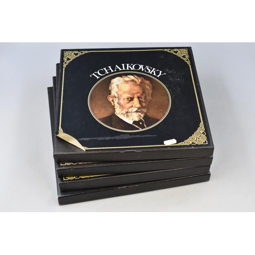 511 - Four Pre-Owned Classical Boxed Sets of Tchaikovsky, Bach, Chopin and Classical Piano Magic