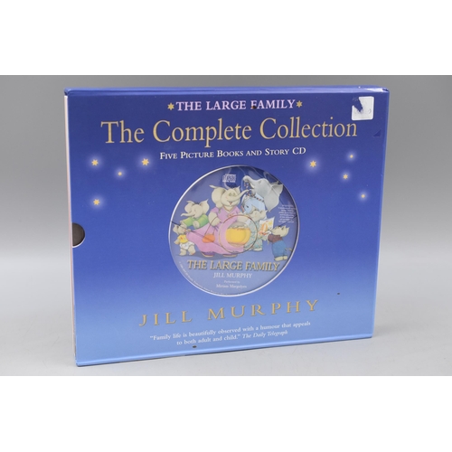 529 - Large family complete collection, five picture books and story CD.