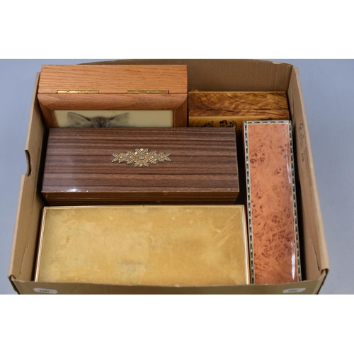 534 - Selection of Jewellery Boxes and Trinket Boxes including Musical