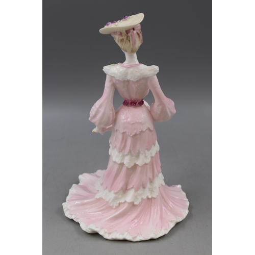 324 - A Coalport Lady Caroline Ceramic Figure, Approx 9