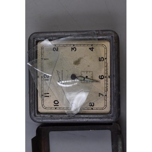 539 - Selection of Wall, Mantle and Travel Clocks including Metamec, Smiths, Gravity and More