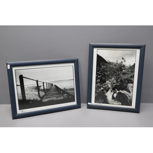 815 - Pair of Framed and Glazed Black and White Photographs with 