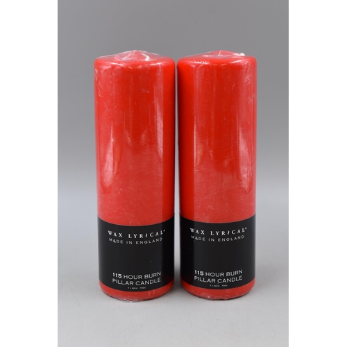 824 - Two New Wax Lyrical 115 Hour Candles